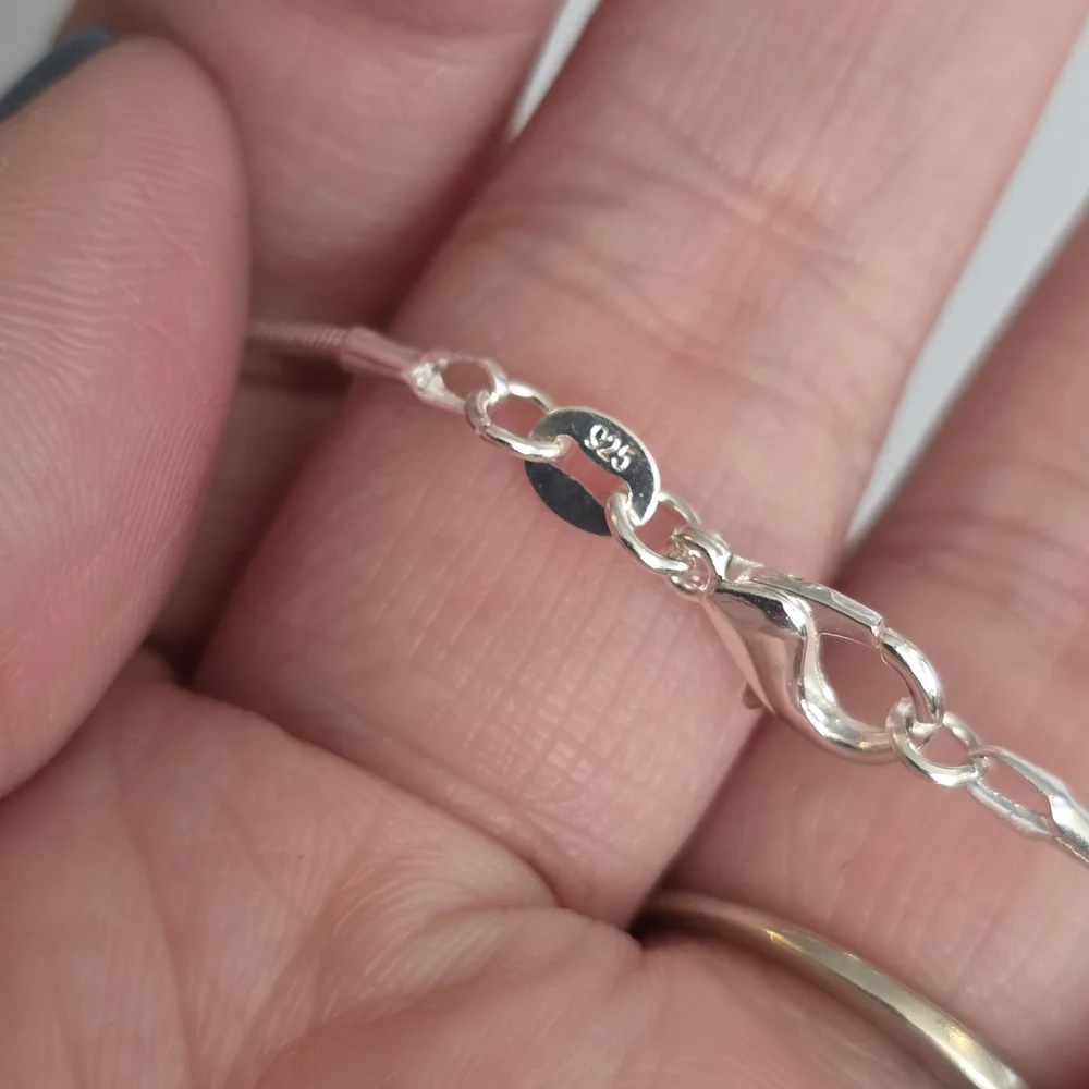 Blue Flash Faceted Labradorite Necklace - Picture 5 of 5
